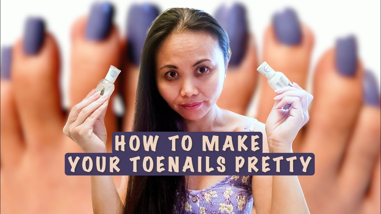 Simple quick nails tips | Painting my own toenails