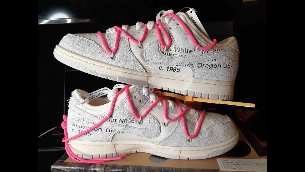 Nike X Off-White Dunk Low Unboxing ,Exclusive Access W,   Lot 17 of 50,  Virgil Abloh, EA,FPV