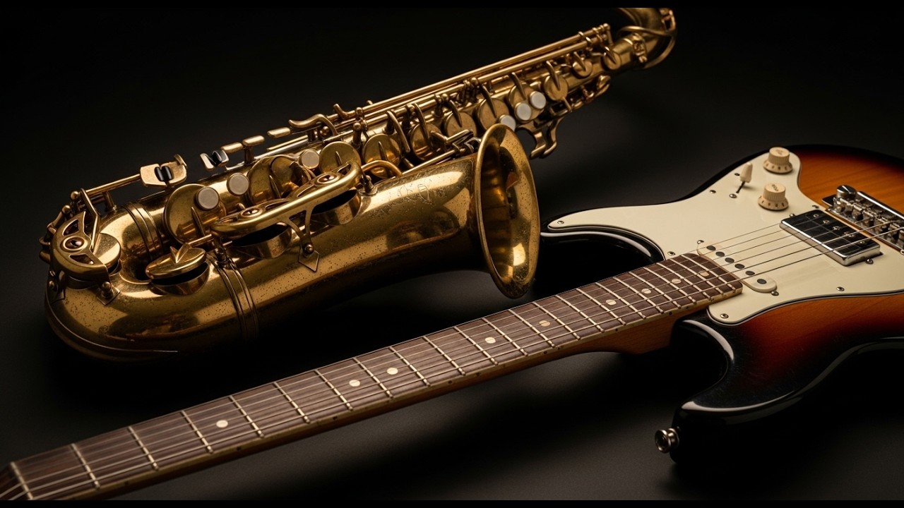 The Most Beautiful Slow Blues Ever Recorded | 1 Hour Saxophone & Guitar Instrumental