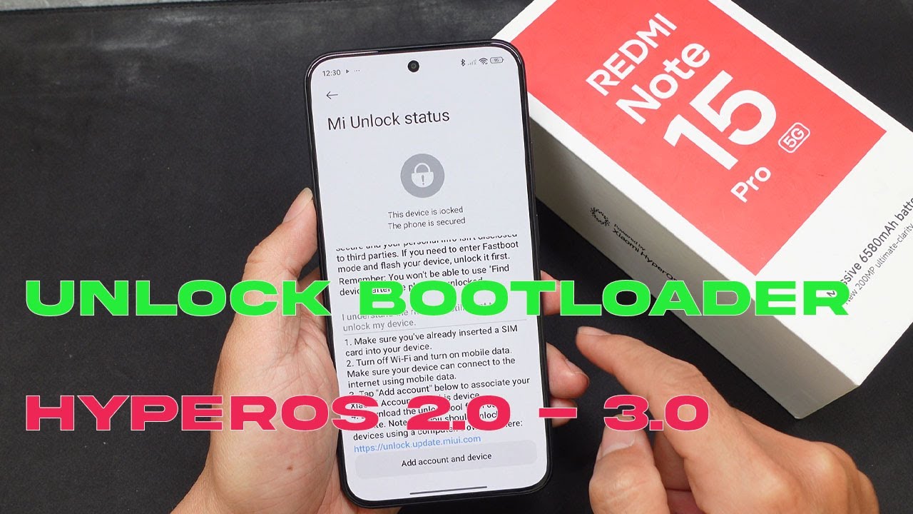 How To Unlock Bootloader on Xiaomi Redmi Note 15 Pro 5G