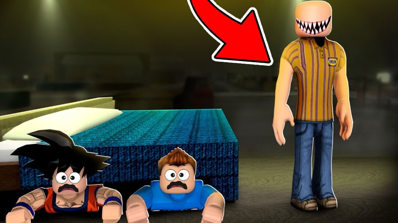 МЫ ЗАСТРЯЛИ НА 24 ЧАСА В СТРАШНОМ РЫНКЕ ROBLOX! (SCP 3008)