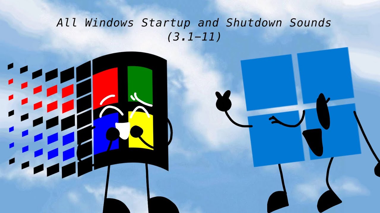 All Windows Startup And Shutdown Sounds (3.1-11)