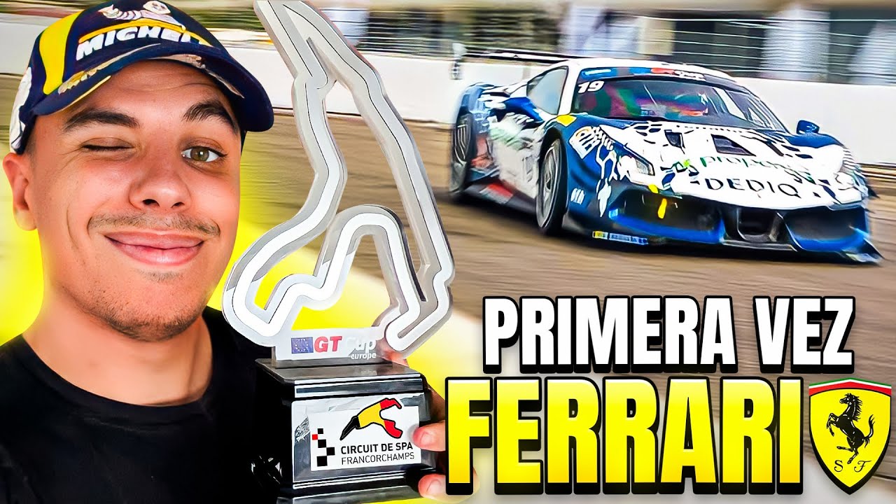 Mi PRIMERA vez CORRIENDO con un FERRARI en SPA FRANCORCHAMPS 👀🔥| VLOG CARRERA