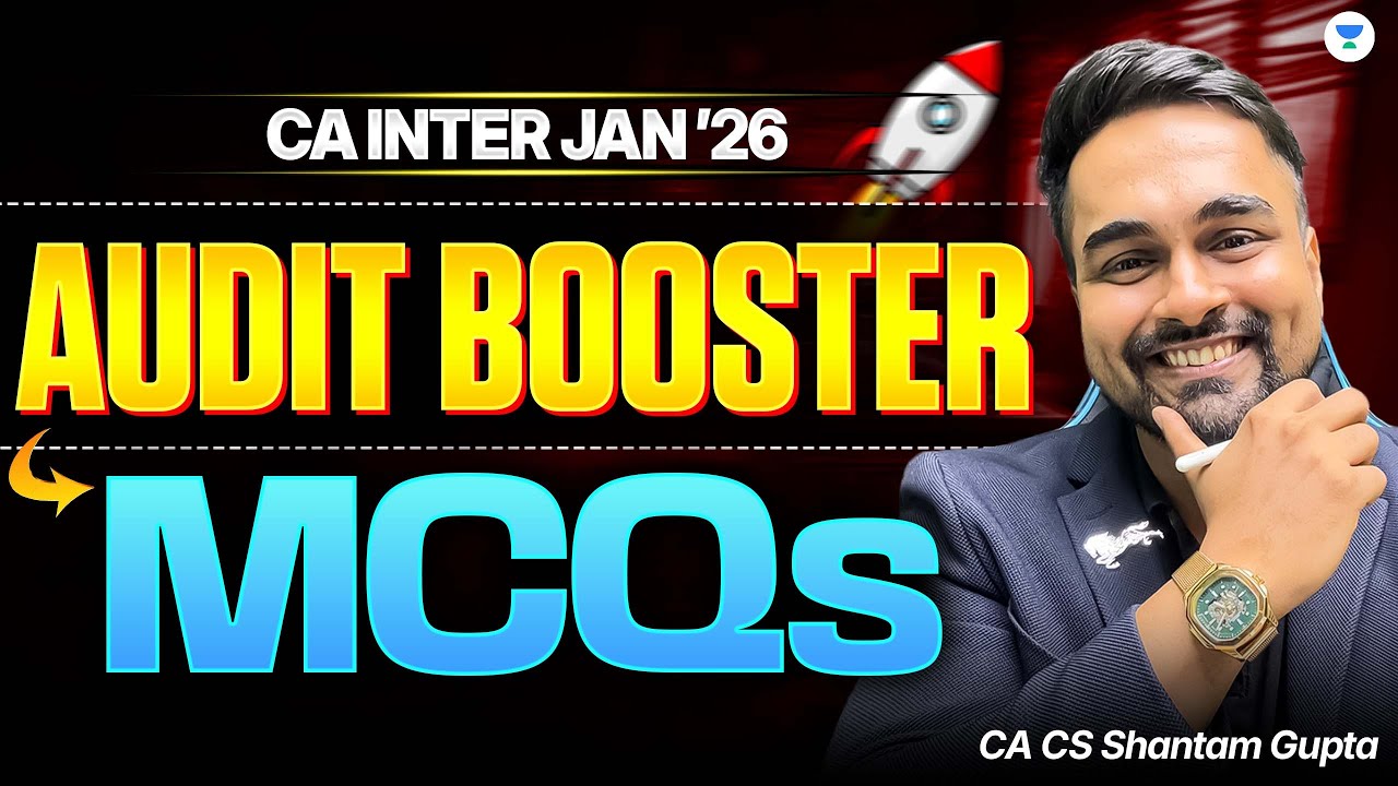CA Inter - Audit BOOSTER I MCQ #cainter