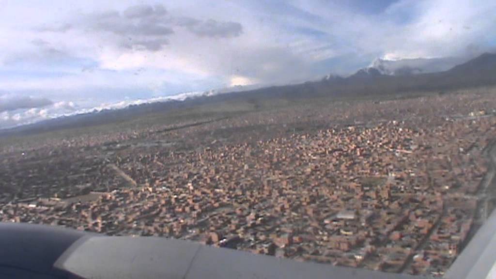Boeing 737 takeoff from El Alto International Airport La Paz Bolivia