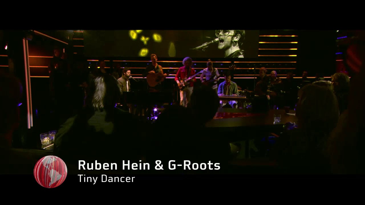 Ruben Hein & G-Roots - Tiny Dancer cover (live bij DWDD)