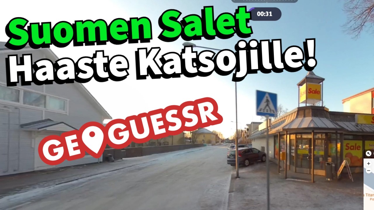 Geoguessr | SUOMEN SALET HAASTE KATSOJILLE!