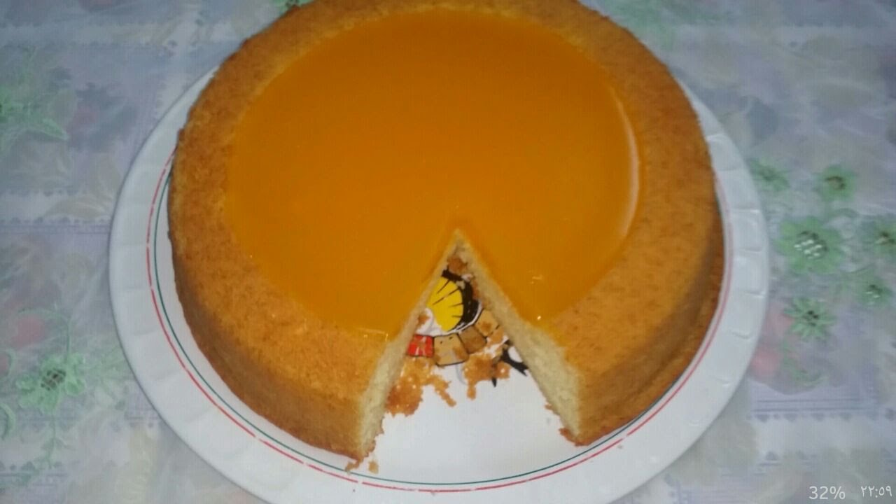 كيك المول العجيب بكريمة البرتقال