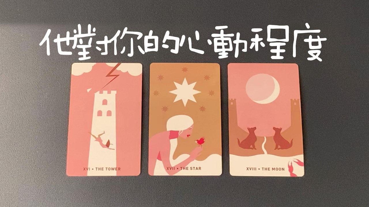 他對你的心動程度，1-10分能打幾分？對你的真實想法以及內心話|曖昧|愛情|戀愛|桃花|塔羅占卜|