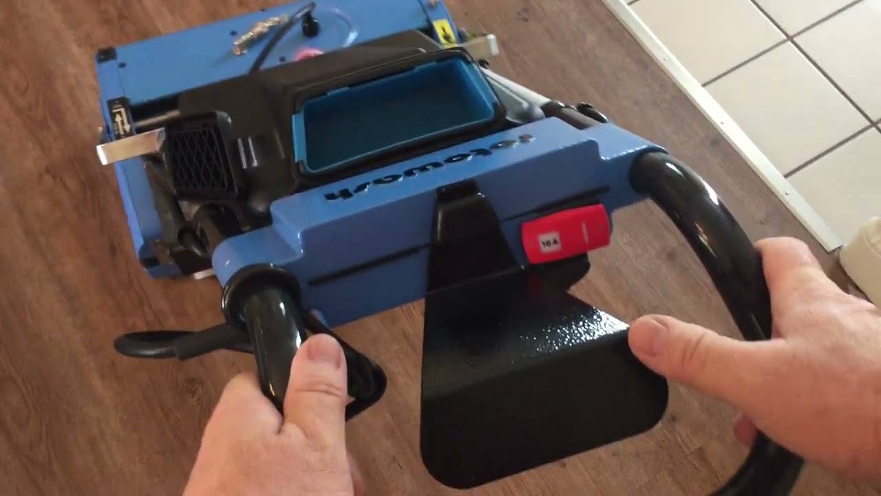 Oxy-Dry cleaning my vinyl plank floor with the Rotowash