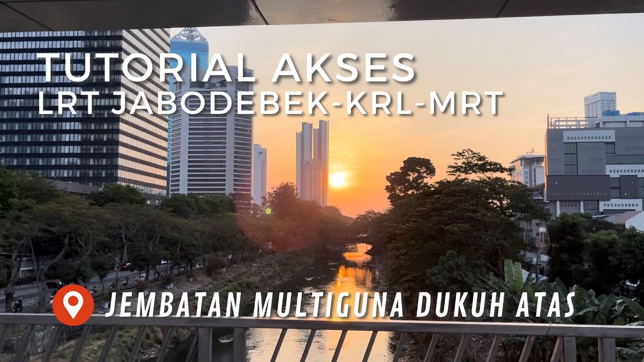 Tutorial Akses LRT Jabodebek Dukuh Atas ke MRT Dukuh Atas | Jembatan JPM Dukuh Atas #LRTJabodebek