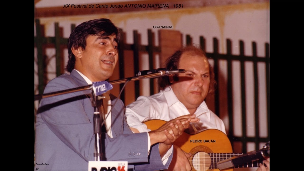 Calixto Sánchez por Granaínas con la guitarra de Pedro Bacán