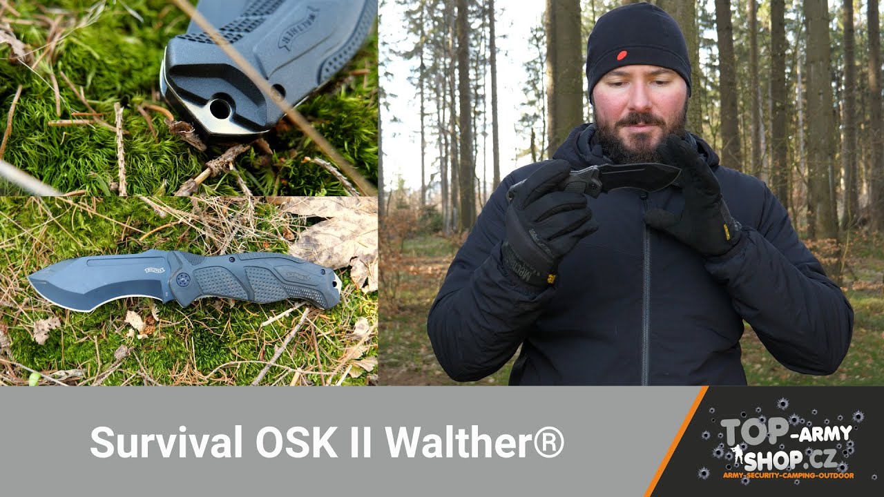 Zavírací nůž Survival OSK II Walther® Outdoor zavírák? Proč ne! Rigad