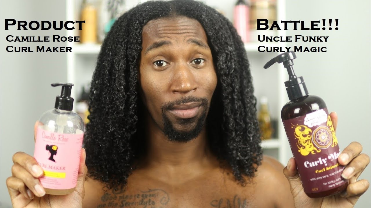 Battle of the Stylers Camille Rose vs Uncle Funky #curlymagic #curlmaker