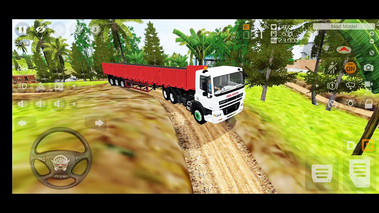Indian Bharat Benz One Said Off Road hai Heavy Truck Transport Driving Bas Simulator Indonesia🔥🔥