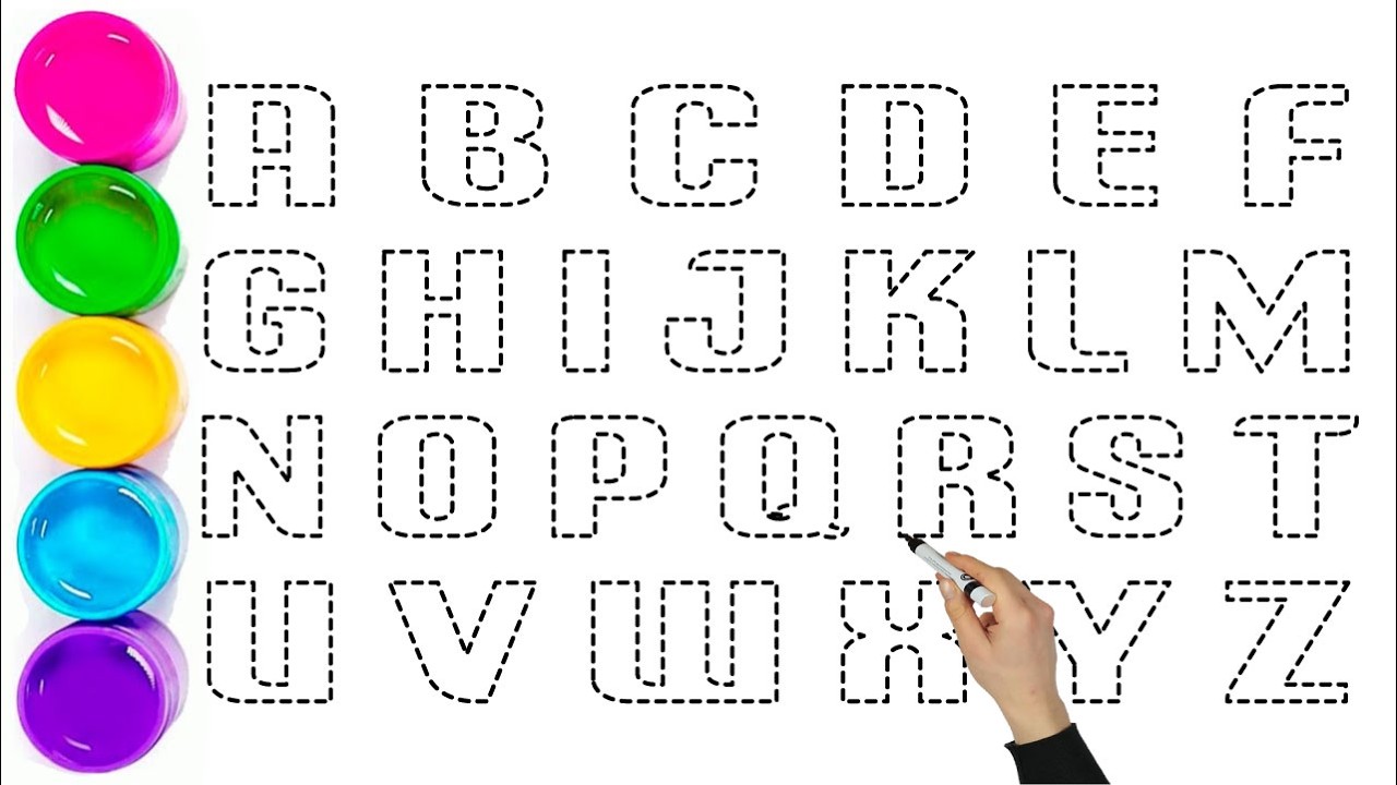 Learn ABC Alphabet with Colors 🎨 | ABC Tracing for Kids | Preschool Learning Video