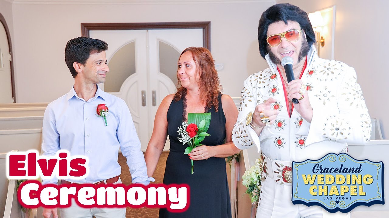 Teresa & Armando's Elvis Ceremony in Las Vegas | Graceland Chapel