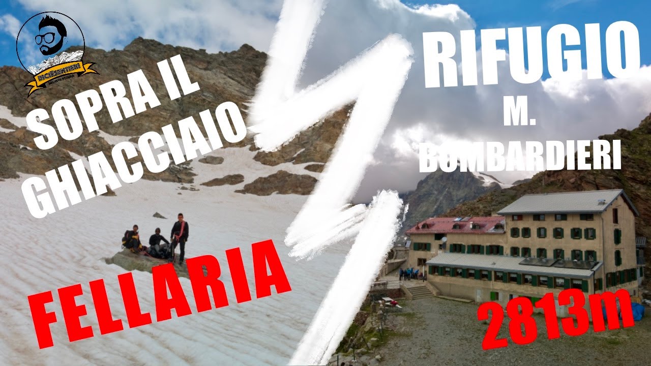 Sopra il Ghiacciaio Fellaria - Punta Marinelli - Rif. M. Bombardieri -  #Escursione #drone #fellaria