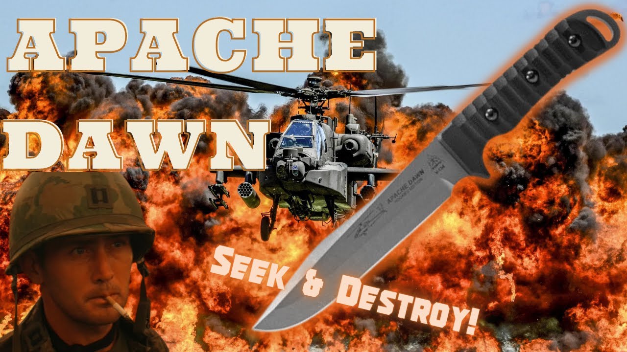 Taillé pour la DESTRUCTION ! TOPS APACHE DAWN (un bon Couteau de Soldat ! )