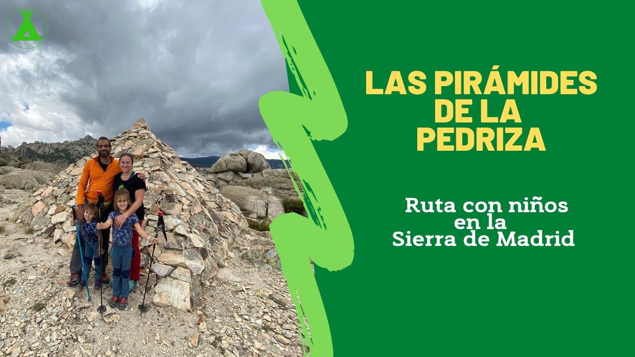 🔺🔺🔺 𝐋𝐀𝐒 𝐏𝐈𝐑𝐀́𝐌𝐈𝐃𝐄𝐒 𝐃𝐄 𝐋𝐀 𝐏𝐄𝐃𝐑𝐈𝐙𝐀 👨‍👩‍👧‍👧 Ruta con niños en la sierra de Madrid 🇪🇸