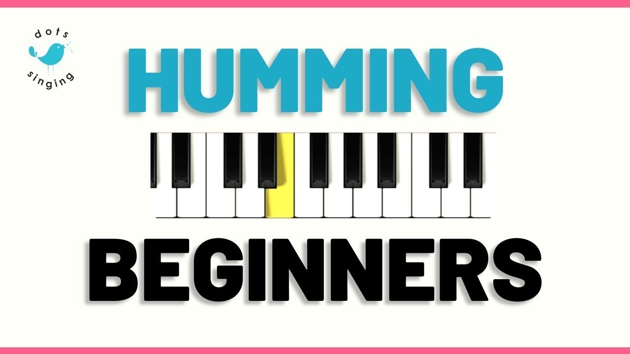 Humming Vocal Warm Up For Beginners With A Piano Visualisation.