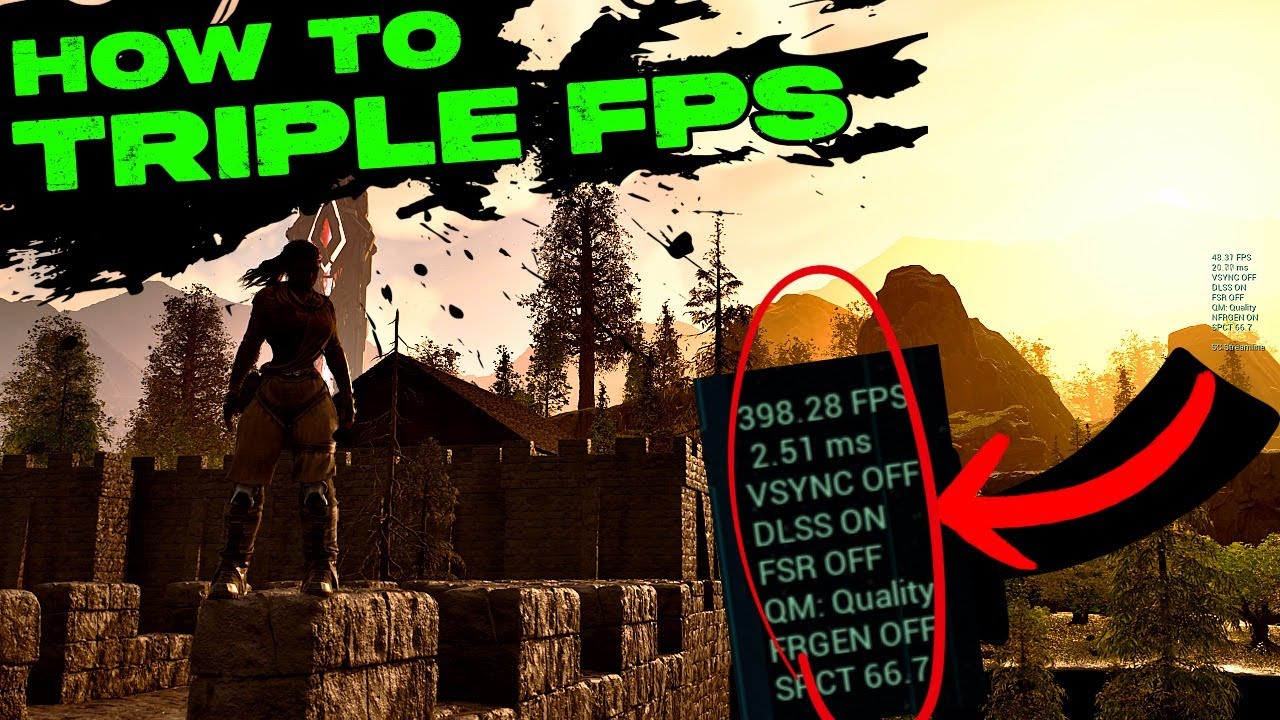 How To Triple Your FPS in Ark Survival Ascended!!!!