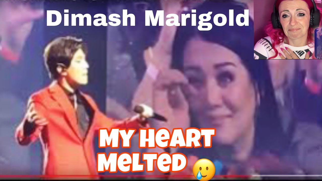 HEARTFELT REACTION 💕 Dimash performs Marigold for his mom 😭