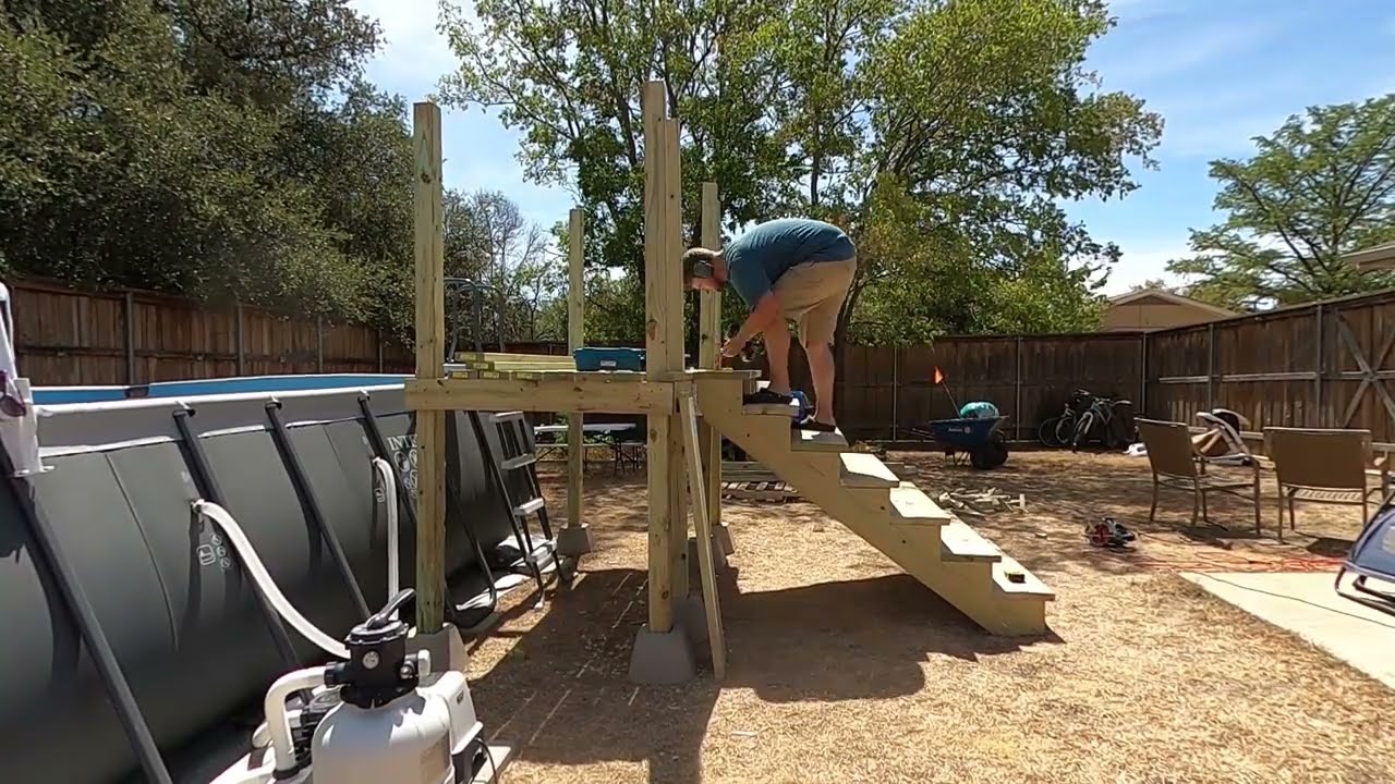 Building a Pool Deck