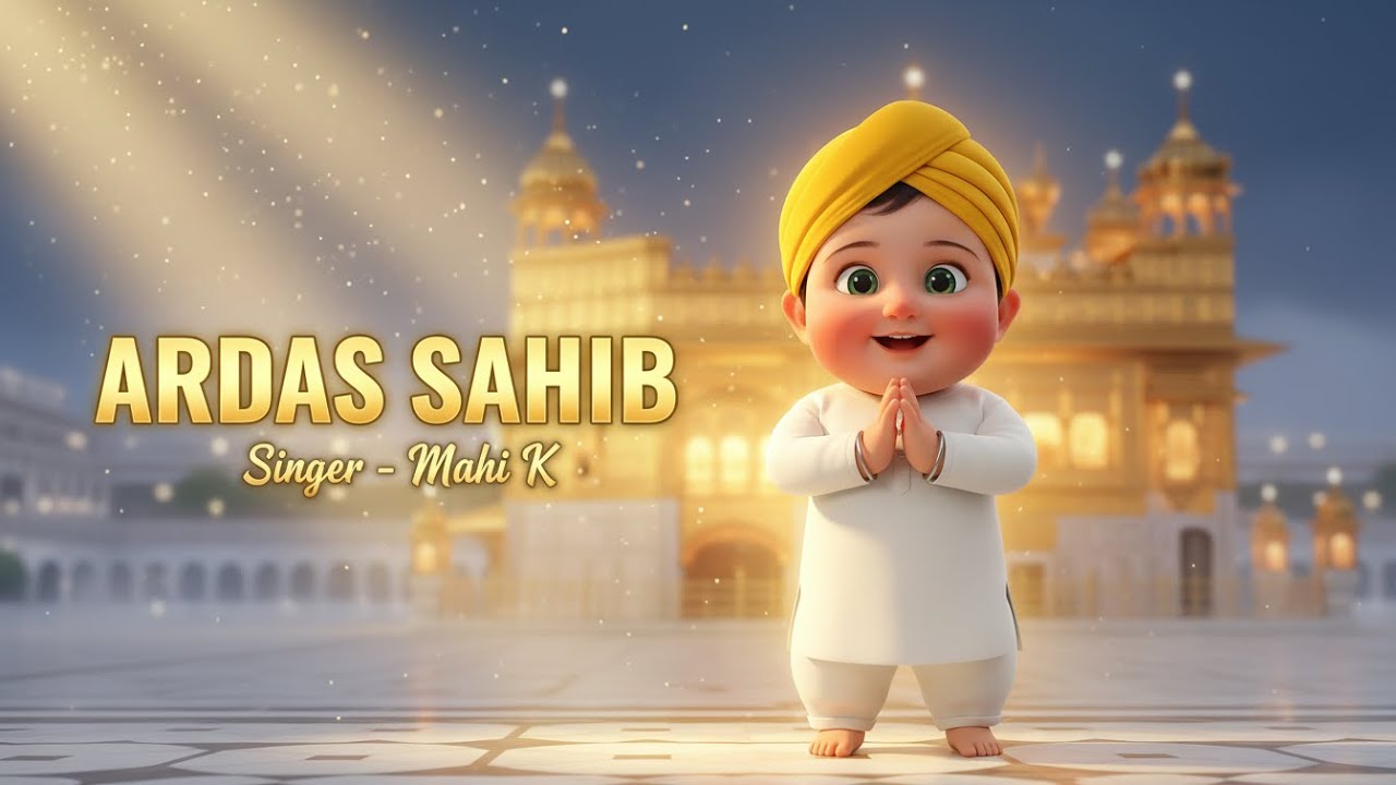 ਅਰਦਾਸ ਸਾਹਿਬ | Ardas Sahib | Punjabi Prayer for Kids | Singer Mahi K
