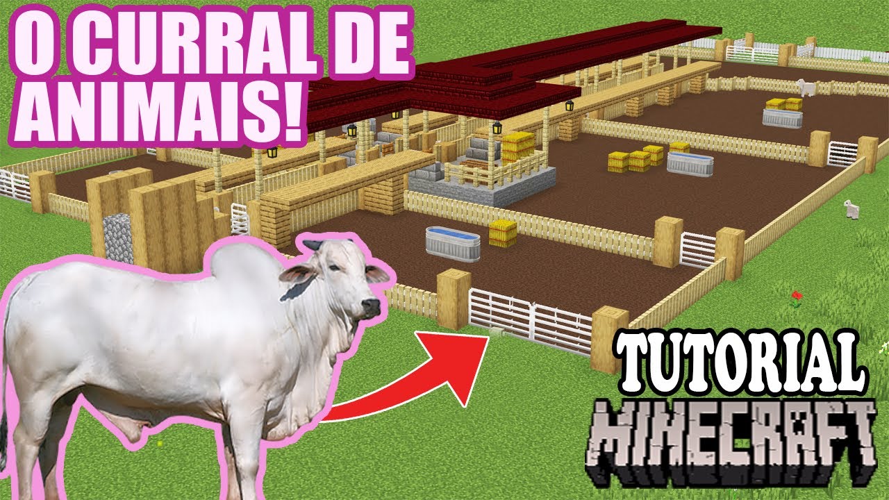 CONSTRUI O MELHOR CURRAL DE GADO VACA E BOI!🐴​​​​​a fazenda ep 72 minecraft