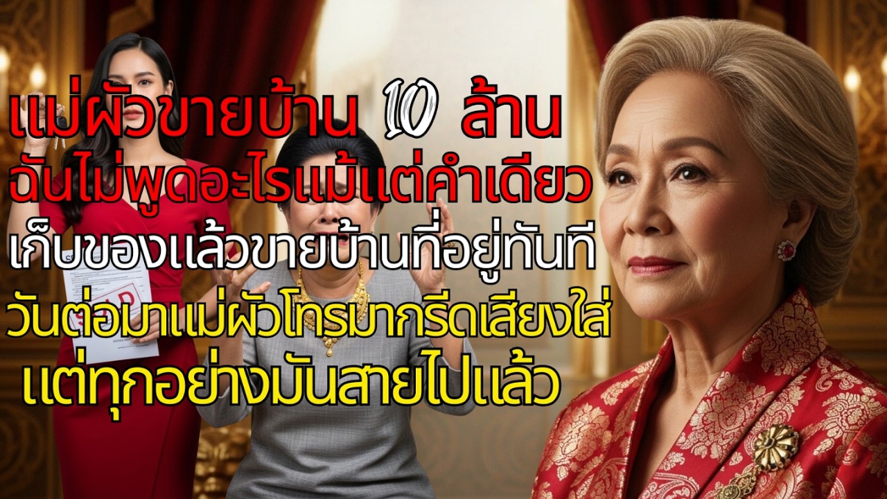 🔥 แม่ผัวแอบขายบ้าน 10ล้านให้ลูกรักแต่งงาน! สะใภ้เอาคืนขายบ้านทิ้งทันที ทิ้งทั้งตระกูลลงนรก! #หักมุม