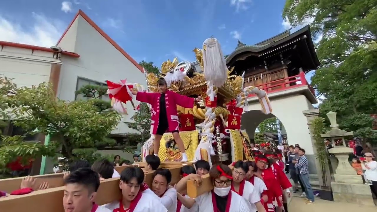 令和5年度 播州秋祭り 荒井神社 扇町 宵宮【宮出】