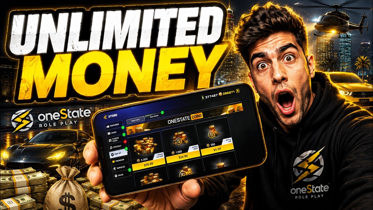 OneState RP Free Money - How To Get OneState RP Money Free (iOS, Android) Tutorial