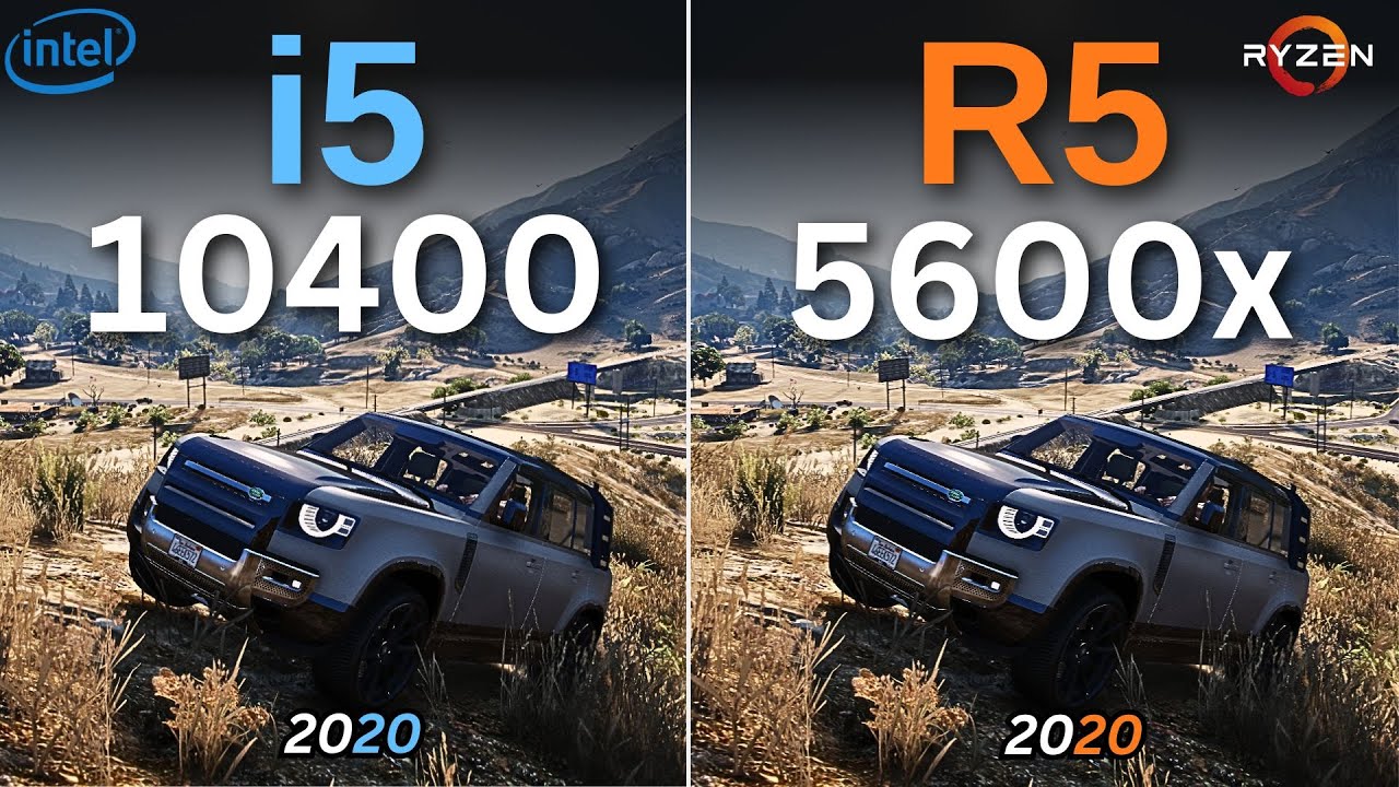 i5 10400 vs Ryzen 5 5600x Tested in Latest Games | 1080p