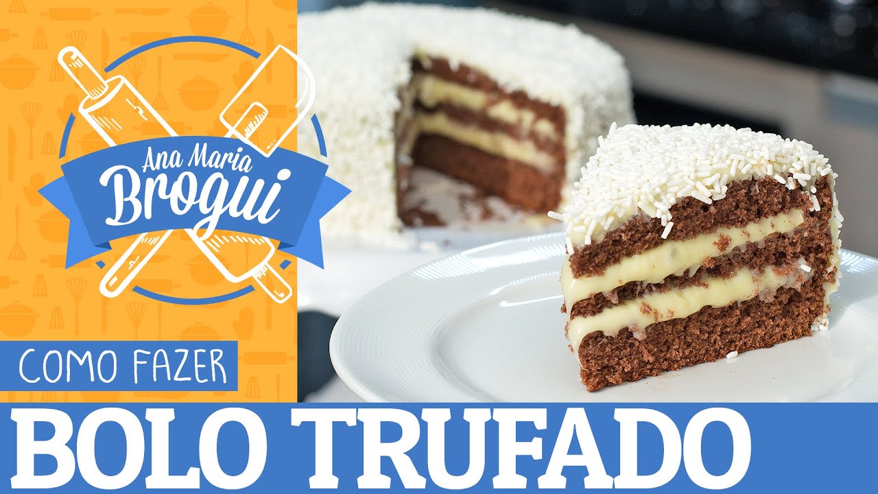 COMO FAZER BOLO TRUFADO | #AnaMariaBrogui