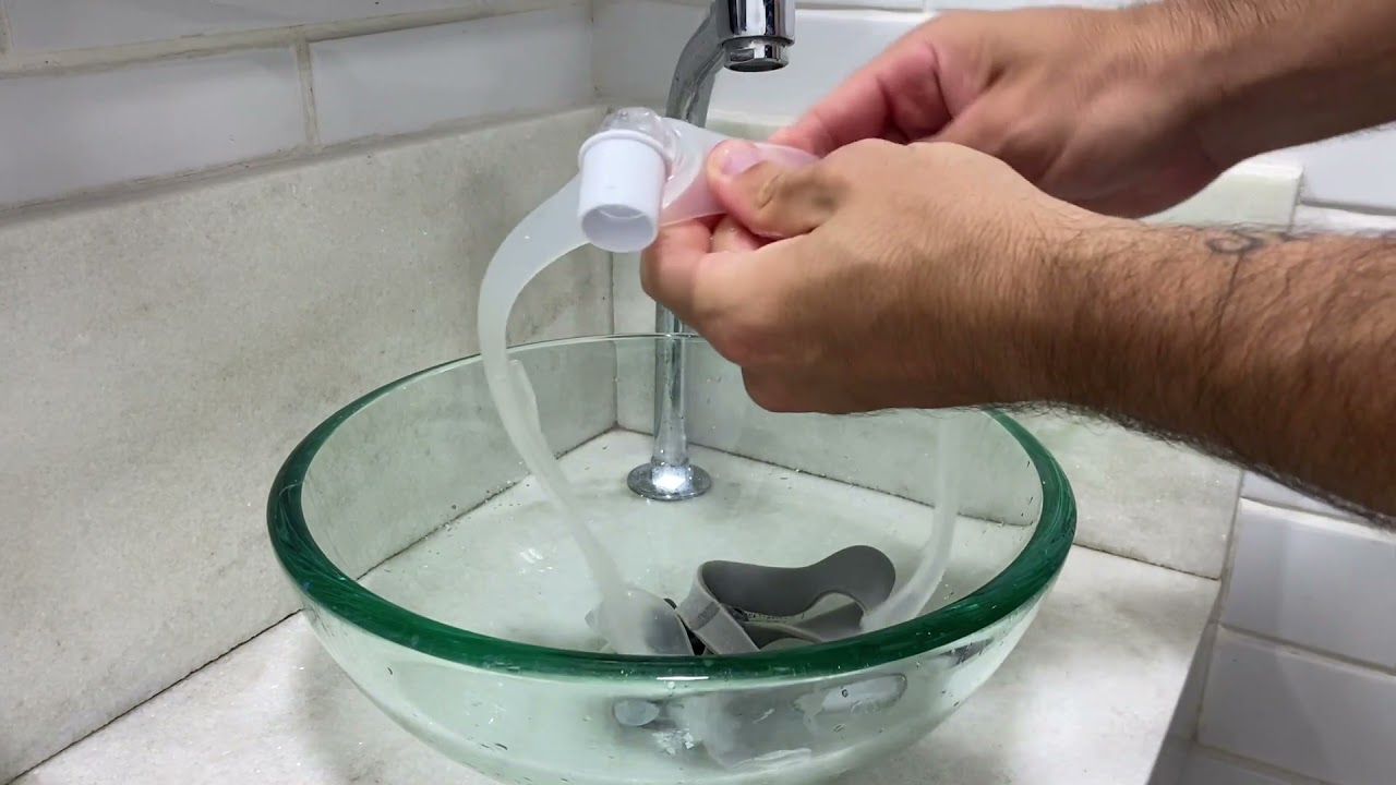 Higienização / limpeza  da máscara DreamWear Philips Respironics