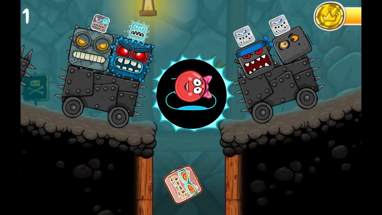 Red Ball 4: Electric ball Gameplay Walkthrough - All Bosses (iOS, Android)