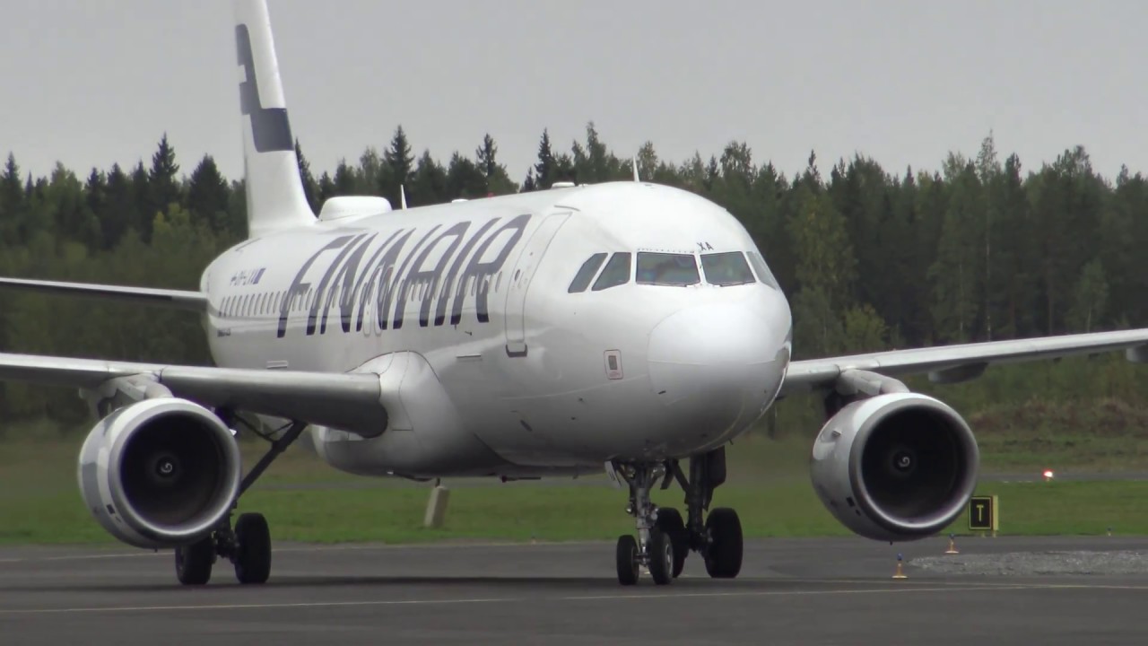 Finnair Airbus A320-200 OH-LXA at Tampere-Pirkkala