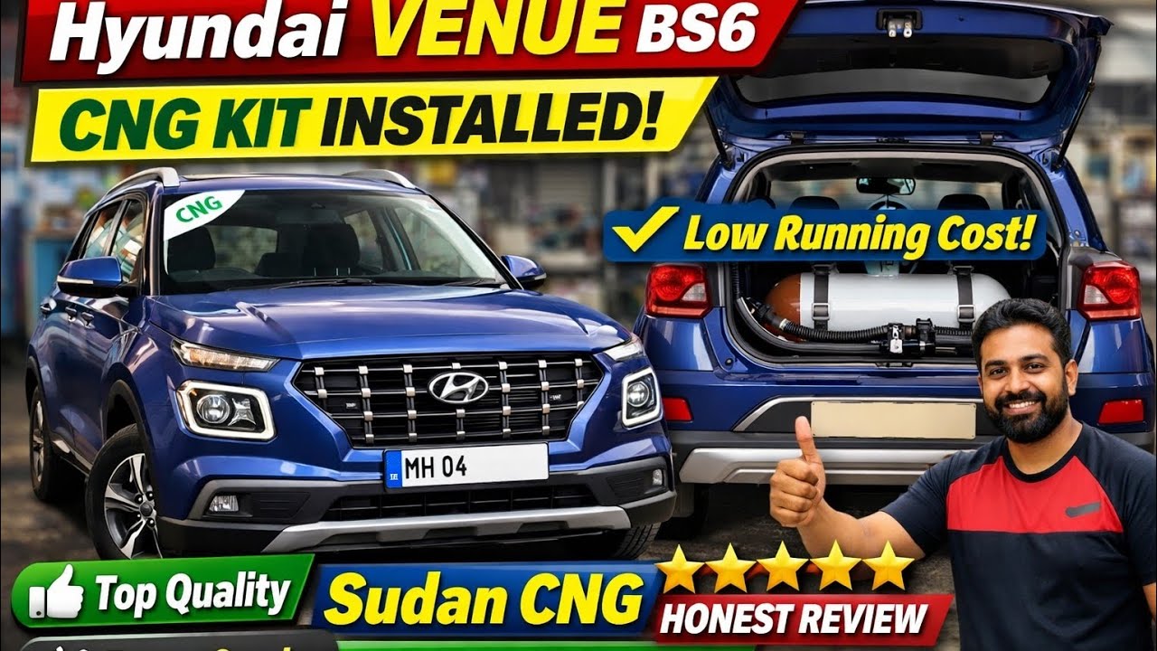 Hyundai Venue BS6 CNG Kit Installation | Best Customer Review ⭐  Mumbai Thane