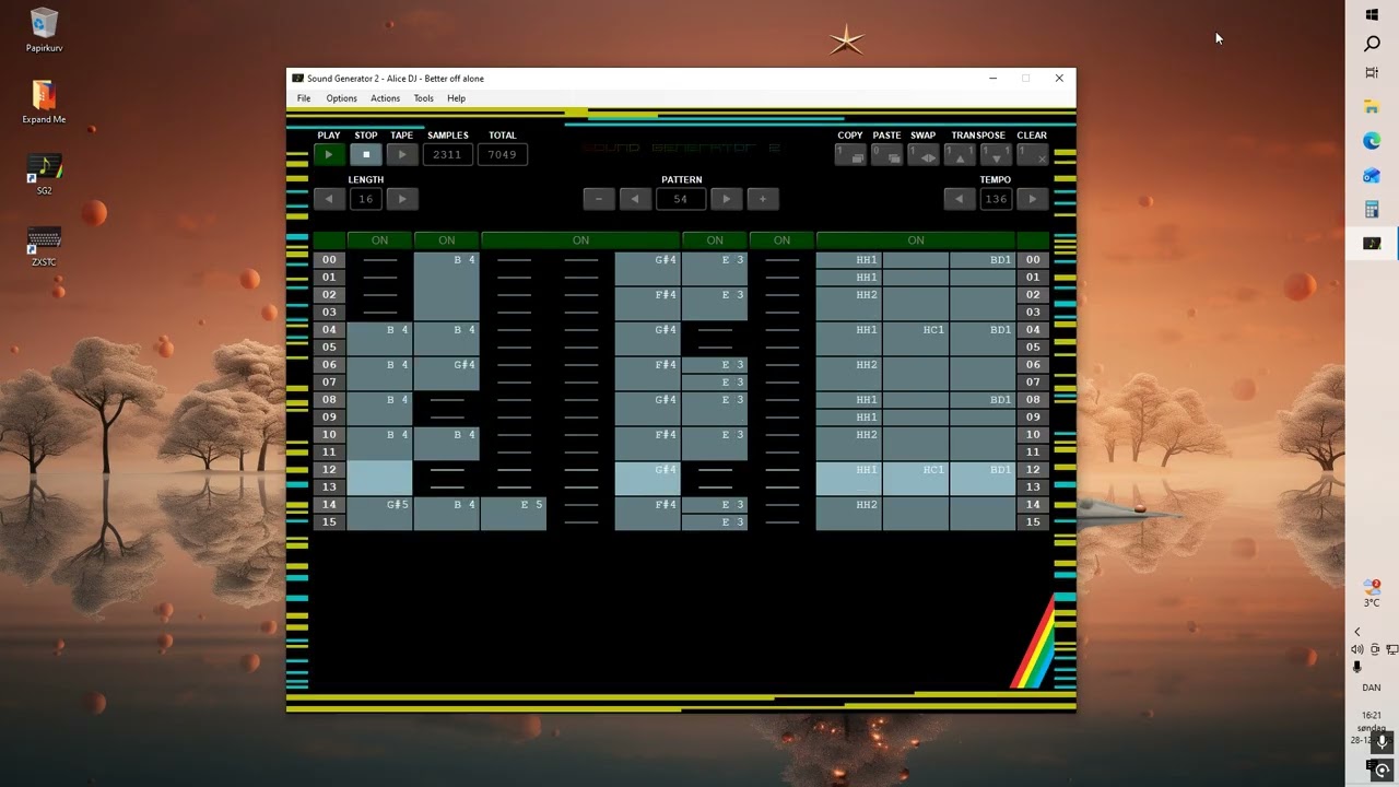 ZX Spectrum beeper - SG2 - Alice DJ - Better off alone