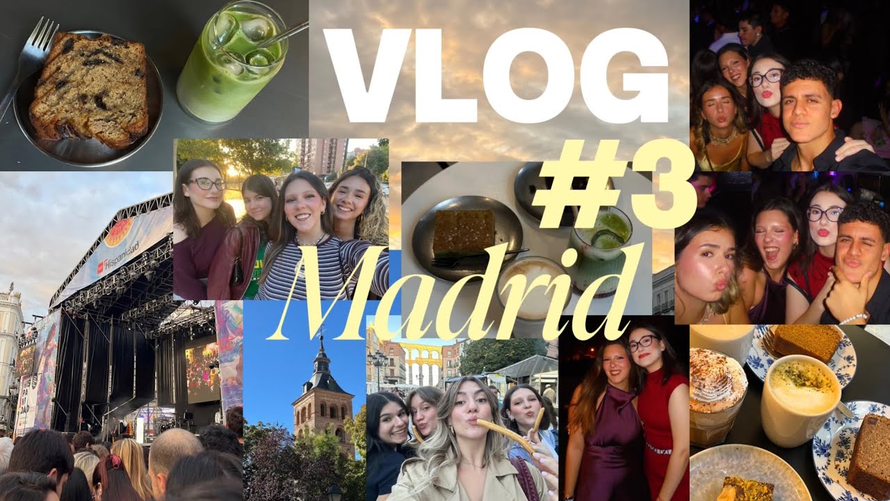 VLOG de Madrid #3✨ días random // fiesta loca, viaje a Segovia, semana de la Hispanidad y mucho café