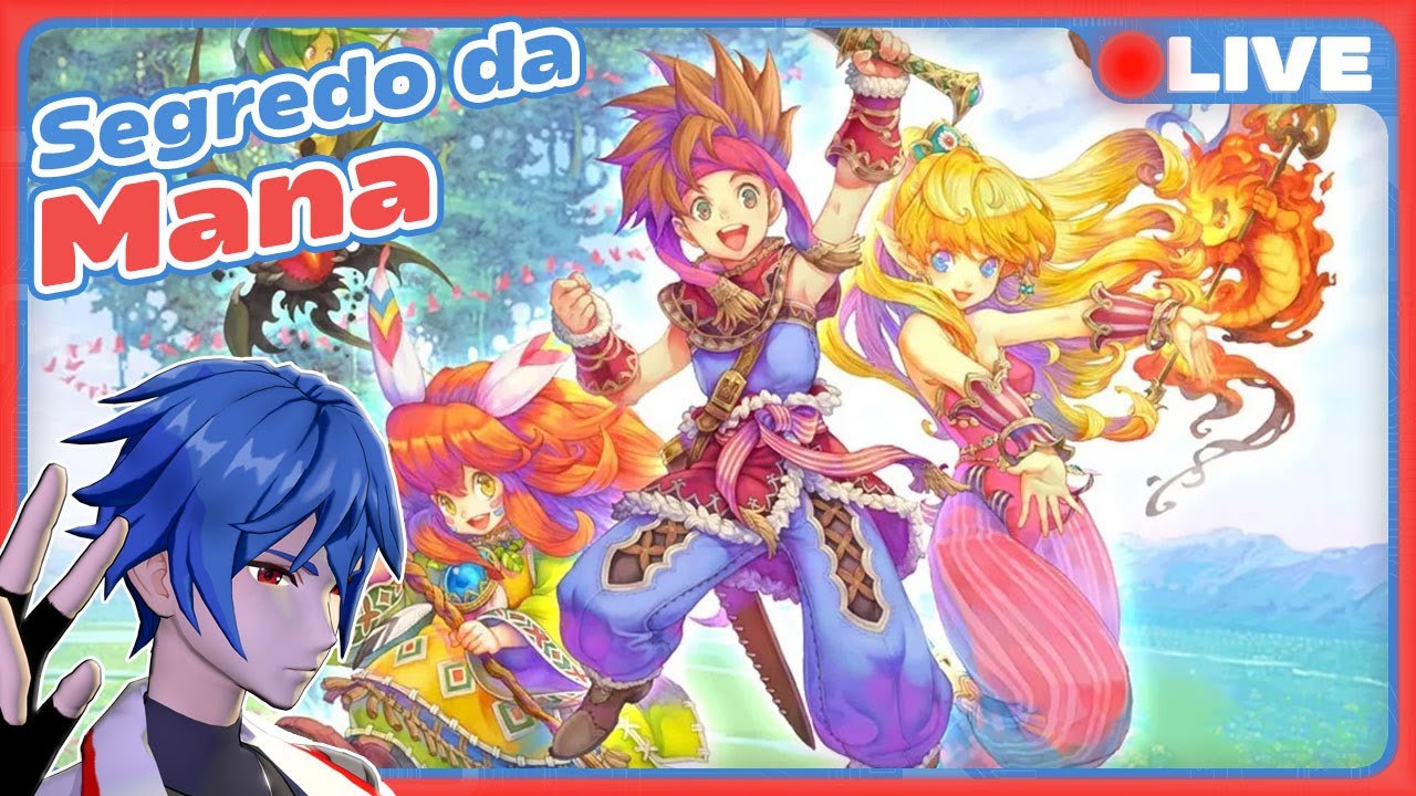 HOJE SIM VAMOS ATÉ O FINAL! - SECRET OF MANA REMASTER [VtuberBR]