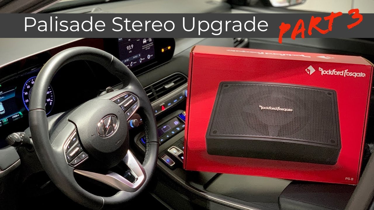 Palisade Stereo Upgrade 3 of 3: Powered Subwoofer - Hyundai Palisade