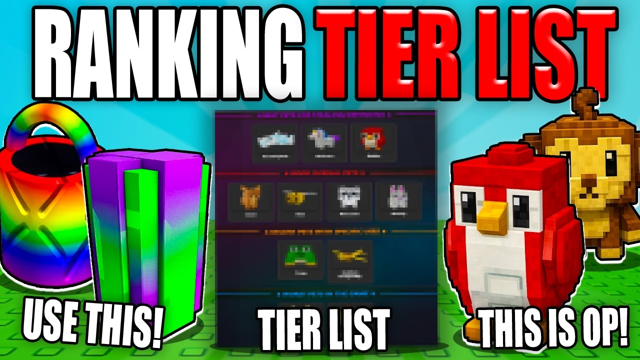 ULTIMATE PET & SEED TIER LIST! RANKING EVERYTHING In Grow A Garden 2!
