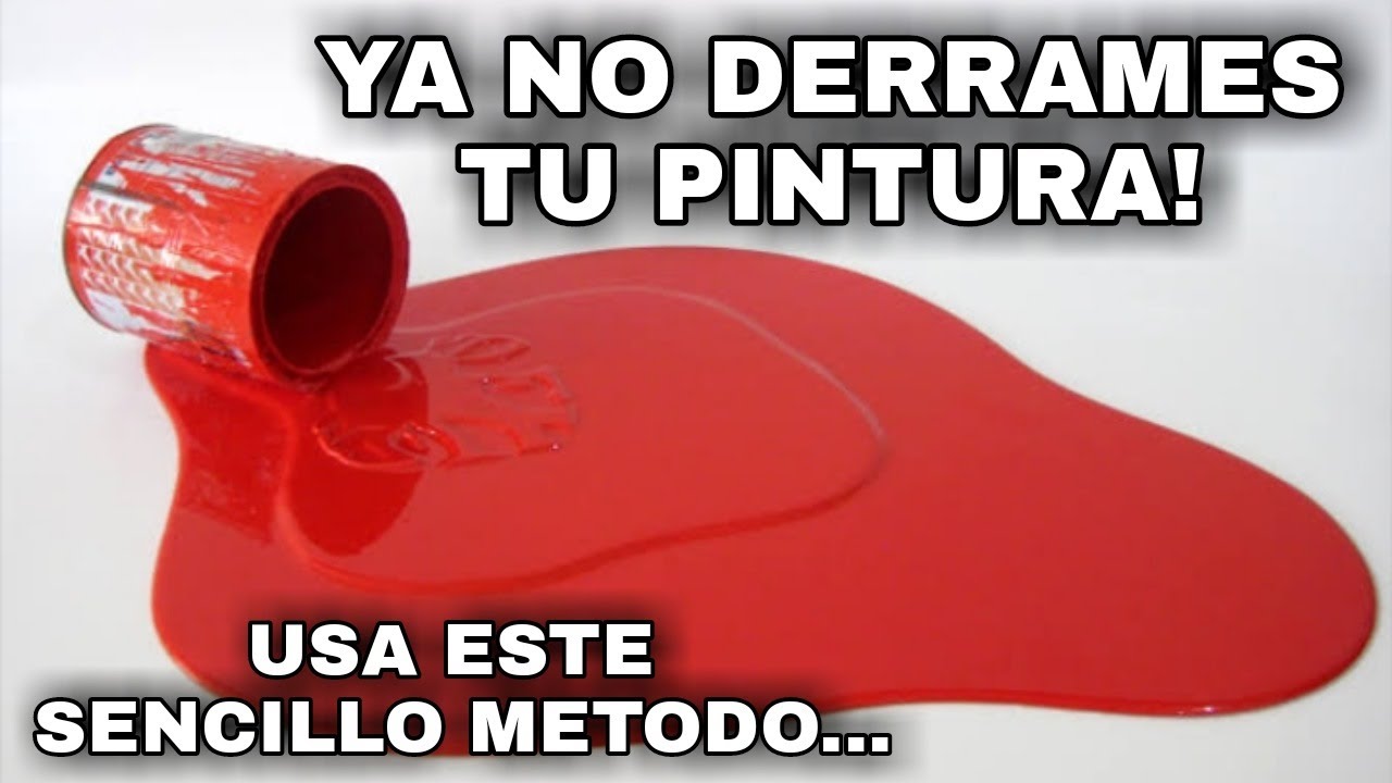 COMO VACIAR PINTURA DE UN RECIPIENTE A OTRO