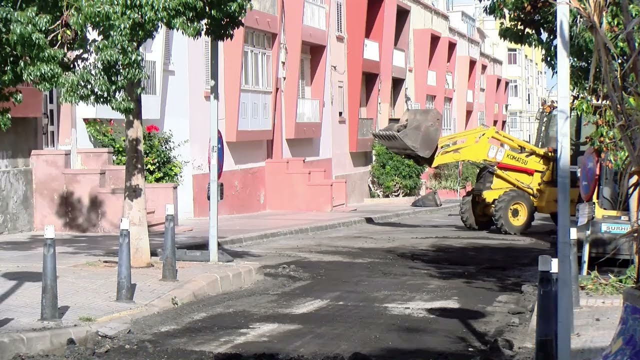El Ayuntamiento continúa con el asfaltado de las calles de Escaleritas y Triana