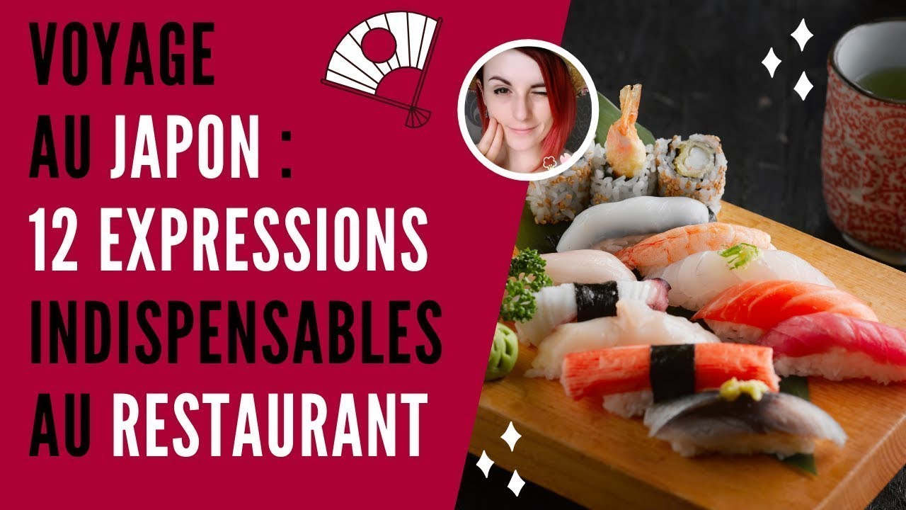 12 EXPRESSIONS utiles dans un RESTAURANT japonais (à connaître lors d'un voyage au JAPON !)