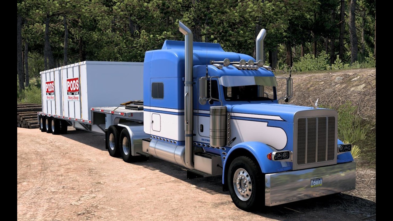 Moving Pods from Lufkin TX. to Lake Charles LA. in | American Truck Simulator - ATS