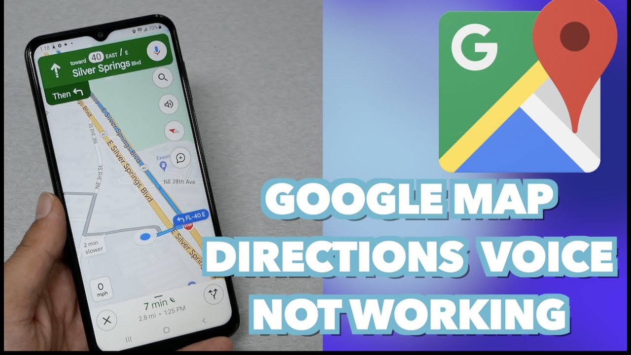 How to fix Google Map voice assistant for directions
