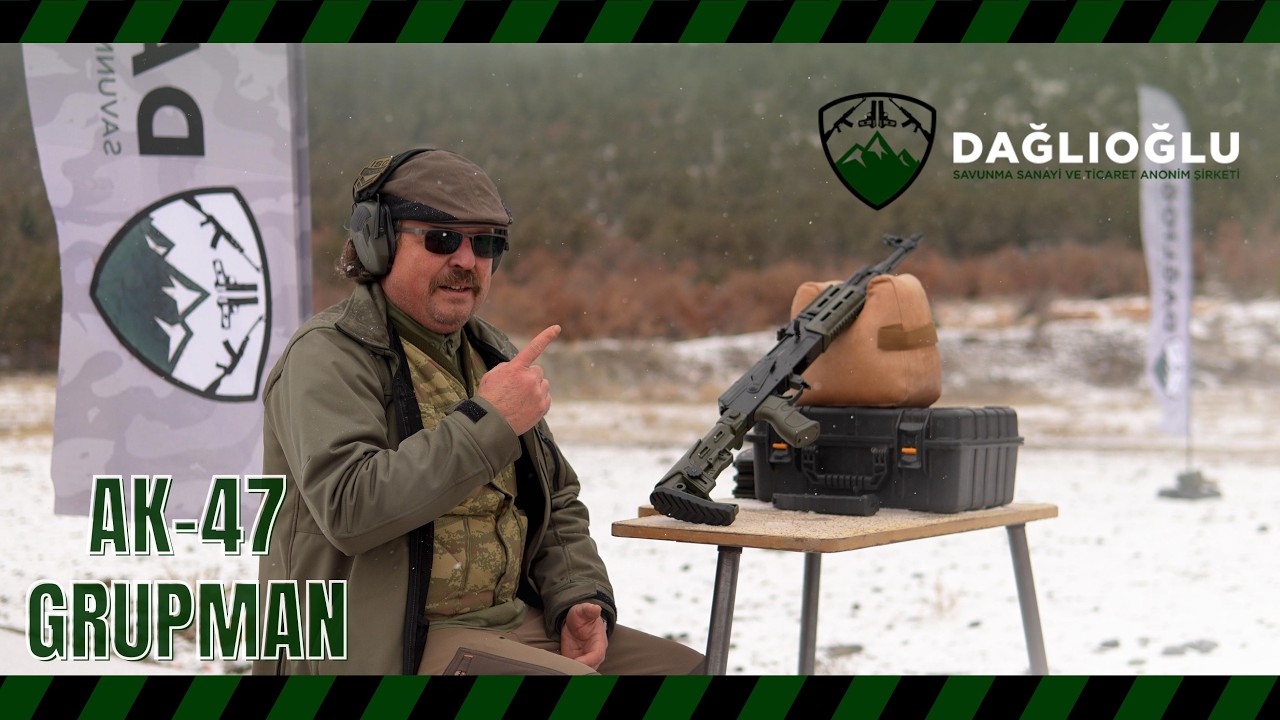 Dağlıoğlu Defence AK-47 25-50 Metre Grupman Testi !!
